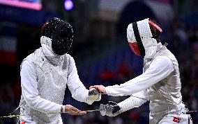 (PARIS2024) FRANCE-PARIS-OLY-FENCING