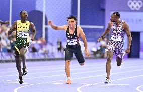 (PARIS2024) FRANCE-PARIS-OLY-ATHLETICS-100M-MEN