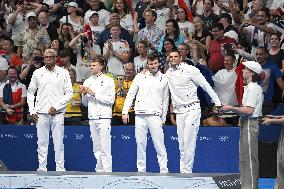 Paris 2024 - 4x100 Medley Relay - Team France Wins Bronze