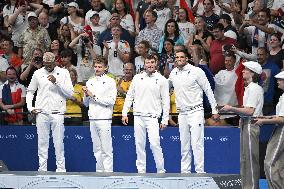 Paris 2024 - 4x100 Medley Relay - Team France Wins Bronze