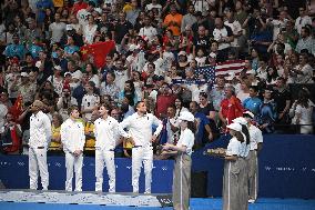 Paris 2024 - 4x100 Medley Relay - Team France Wins Bronze