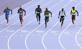 (PARIS2024) FRANCE-PARIS-OLY-ATHLETICS-100M-MEN