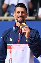 Paris 2024 - Tennis - Novak Djokovic Wins Gold