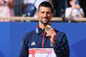 Paris 2024 - Tennis - Novak Djokovic Wins Gold