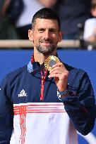 Paris 2024 - Tennis - Novak Djokovic Wins Gold