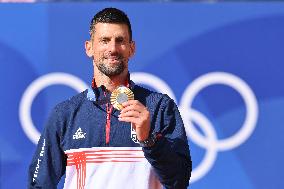 Paris 2024 - Tennis - Novak Djokovic Wins Gold