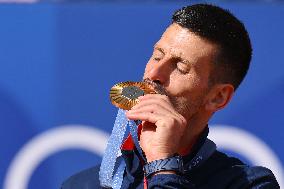 Paris 2024 - Tennis - Novak Djokovic Wins Gold