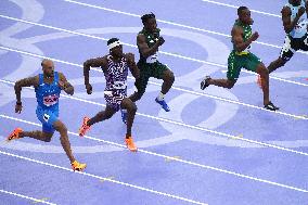 (PARIS2024) FRANCE-PARIS-OLY-ATHLETICS-100M-MEN