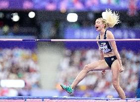 (PARIS2024) FRANCE-PARIS-OLY-ATHLETICS-HIGH JUMP-WOMEN