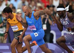 (PARIS2024) FRANCE-PARIS-OLY-ATHLETICS-100M-MEN