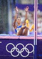 (PARIS2024) FRANCE-PARIS-OLY-ATHLETICS-HIGH JUMP-WOMEN