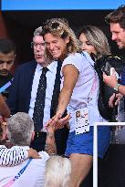 Paris 2024 - Tennis - Amelie Mauresmo In The Stands