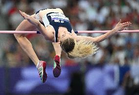 (PARIS2024) FRANCE-PARIS-OLY-ATHLETICS-HIGH JUMP-WOMEN