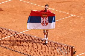 Paris 2024 - Tennis - Novak Djokovic Wins Gold