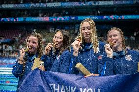 Paris 2024 - US Team women's 4x100m medley relay swimming