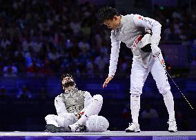 (PARIS2024) FRANCE-PARIS-OLY-FENCING