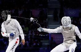 (PARIS2024) FRANCE-PARIS-OLY-FENCING