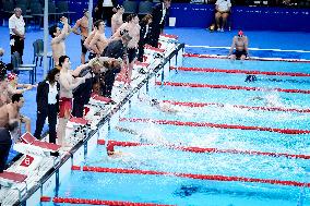 Paris 2024 - 4x100 Medley Relay - Team France Wins Bronze