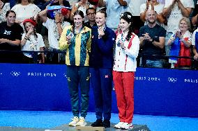 Paris 2024 - 50m Freestyle - Sarah Sjoestroem Wins Gold