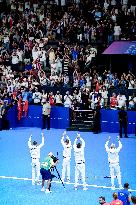 Paris 2024 - 4x100 Medley Relay - Team France Wins Bronze