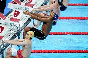 Paris 2024 - 4x100 Medley Relay - Team France Wins Bronze