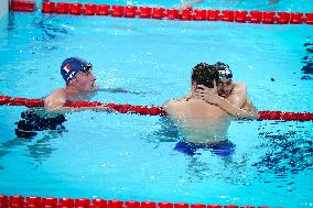 Paris 2024 - 1500m Freestyle - Bobby Finke Wins Gold