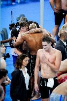 Paris 2024 - 4x100 Medley Relay - Team France Wins Bronze