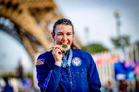 Paris 2024 - Road Race - Kristen Faulkner Wins Gold