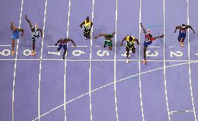 (PARIS2024) FRANCE-PARIS-OLY-ATHLETICS-100M-MEN