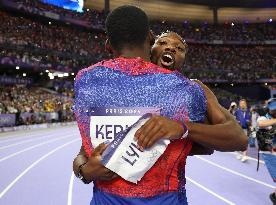 (PARIS2024) FRANCE-PARIS-OLY-ATHLETICS-100M-MEN