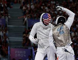 (PARIS2024) FRANCE-PARIS-OLY-FENCING