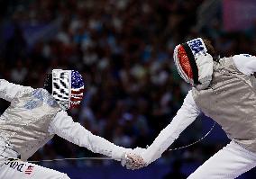 (PARIS2024) FRANCE-PARIS-OLY-FENCING