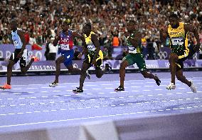 (PARIS2024) FRANCE-PARIS-OLY-ATHLETICS-100M-MEN