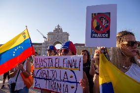 Venezuelans Demonstration In Lisbon Againist Election Results In Venezuela