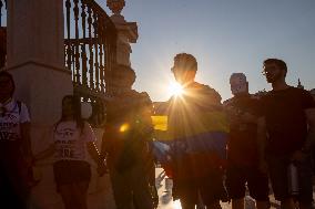 Venezuelans Demonstration In Lisbon Againist Election Results In Venezuela