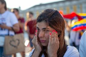 Venezuelans Demonstration In Lisbon Againist Election Results In Venezuela