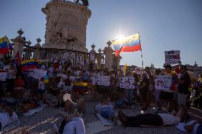 Venezuelans Demonstration In Lisbon Againist Election Results In Venezuela