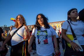 Venezuelans Demonstration In Lisbon Againist Election Results In Venezuela