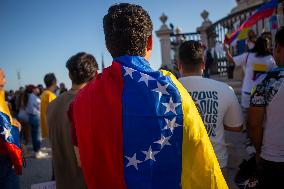 Venezuelans Demonstration In Lisbon Againist Election Results In Venezuela