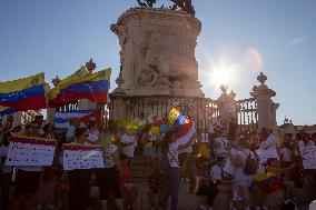 Venezuelans Demonstration In Lisbon Againist Election Results In Venezuela