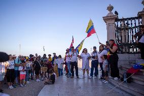 Venezuelans Demonstration In Lisbon Againist Election Results In Venezuela