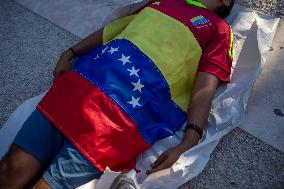 Venezuelans Demonstration In Lisbon Againist Election Results In Venezuela