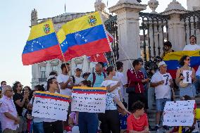 Venezuelans Demonstration In Lisbon Againist Election Results In Venezuela