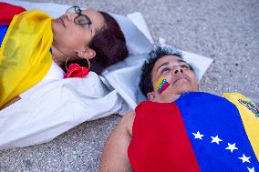 Venezuelans Demonstration In Lisbon Againist Election Results In Venezuela