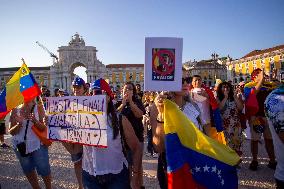 Venezuelans Demonstration In Lisbon Againist Election Results In Venezuela