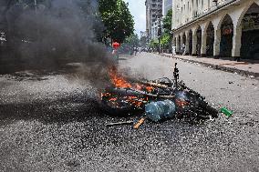 Bangladesh Unrest Students Protest