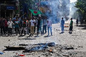 Bangladesh Unrest Students Protest