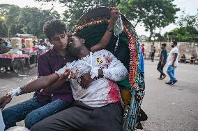 Bangladesh Unrest Students Protest