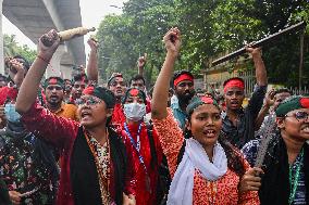 Bangladesh Unrest Students Protest