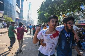 Bangladesh Unrest Students Protest